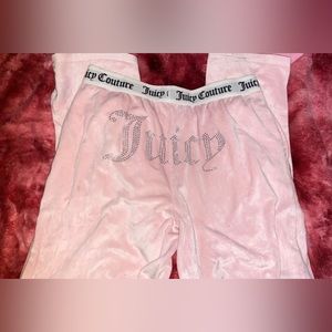 Juicy couture pink flare pants 💕